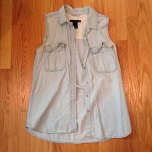Calvin Klein Denim Blouse